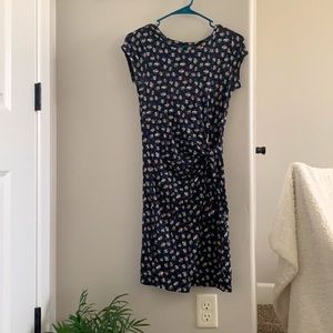 Almost new Loft ditsy floral dress petite Xxs